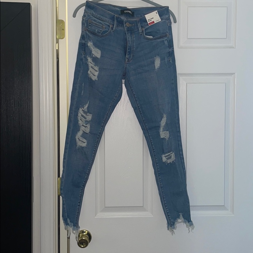 Express ripped jeans